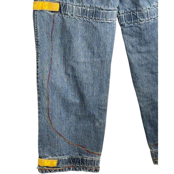 Marithe Francois Girbaud Y2K Denim Cargo Pants Vintage Streetwear 36M - Picture 6 of 10